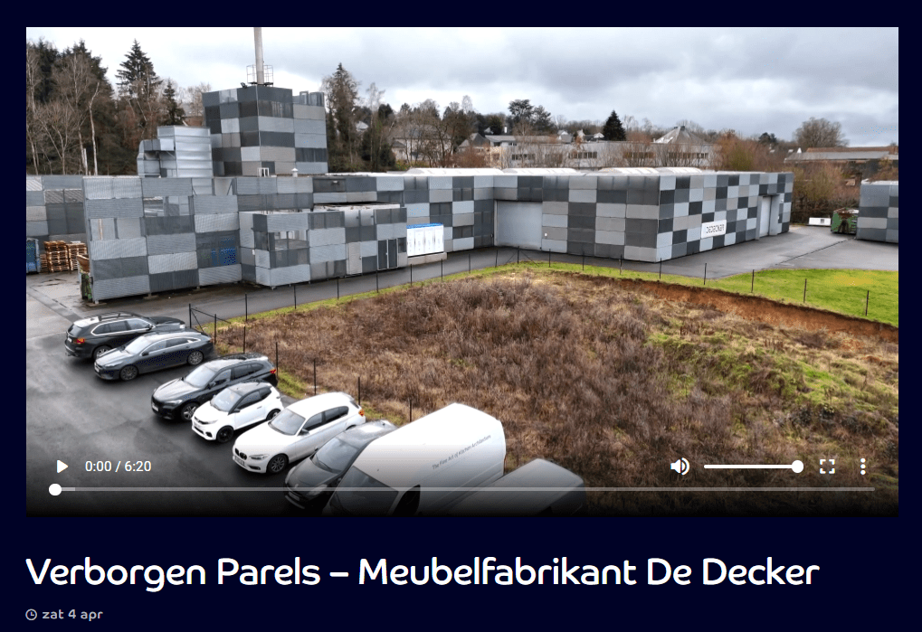 Samenwerking met Meubelfabrikant Dedecker